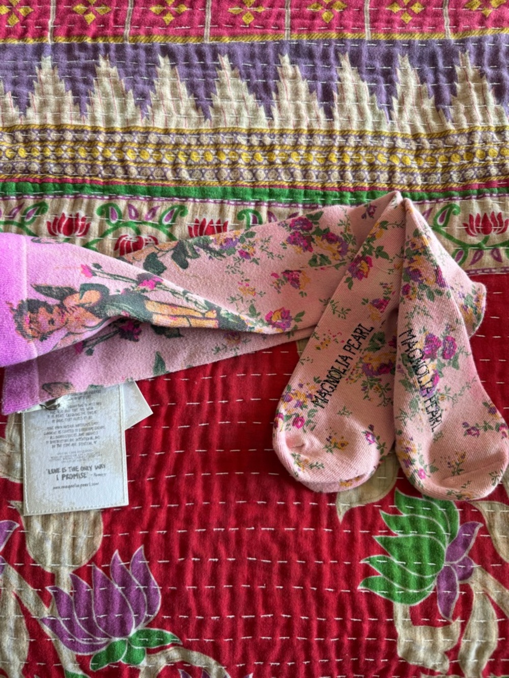 Magnolia Pearl Maysie Over The Knee Socks NWT - Picture 5 of 5